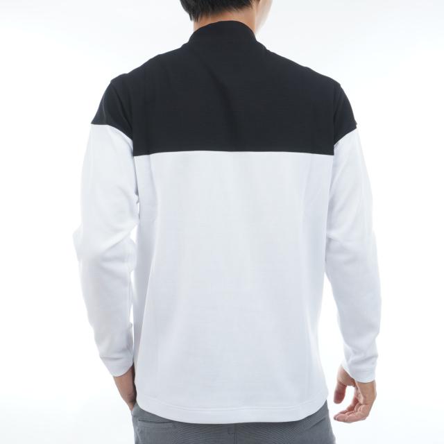 【ブラック】ミニワッフル 長袖 モックネック プルオーバー (WOMENS) ニューバランス New Balance ミニワッフル 長袖モックネックプル