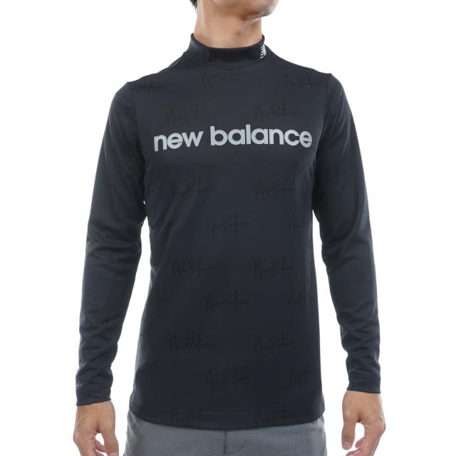 ニューバランス　New Balance　モノグラムジャカード 長袖モックネックプルオーバー