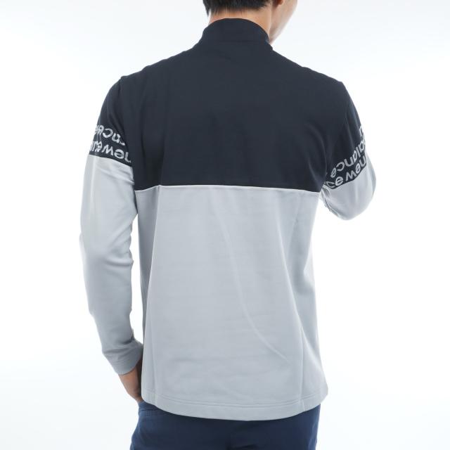 ニューバランス New Balance ベア天竺裏フリース 長袖モックネックプル