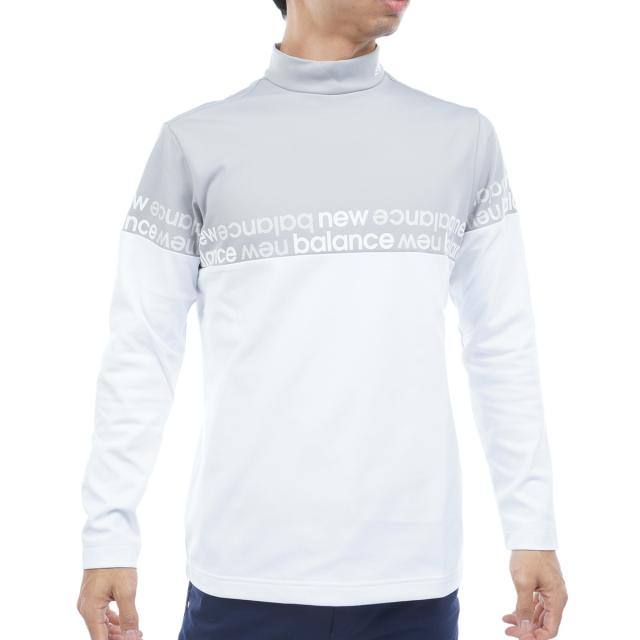 ニューバランス New Balance ベア天竺裏フリース 長袖モックネックプル