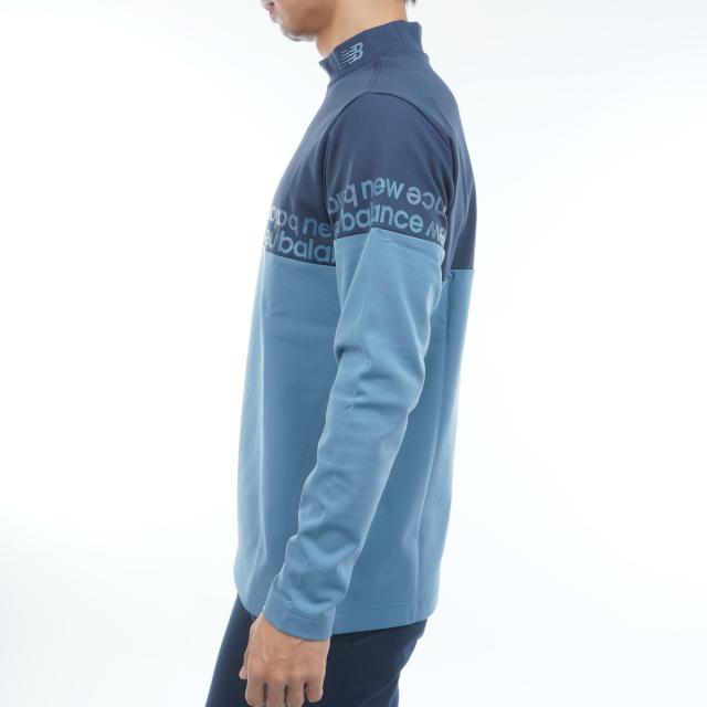 ニューバランス New Balance ベア天竺裏フリース 長袖モックネックプル