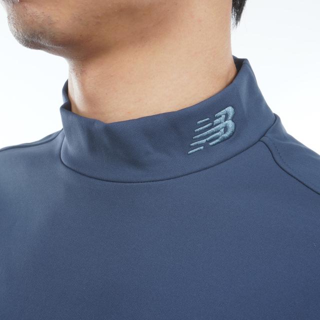 ニューバランス New Balance ベア天竺裏フリース 長袖モックネックプル