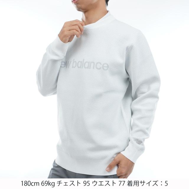 ニューバランス New Balance ロゴメッシュダブルジャカード クルー