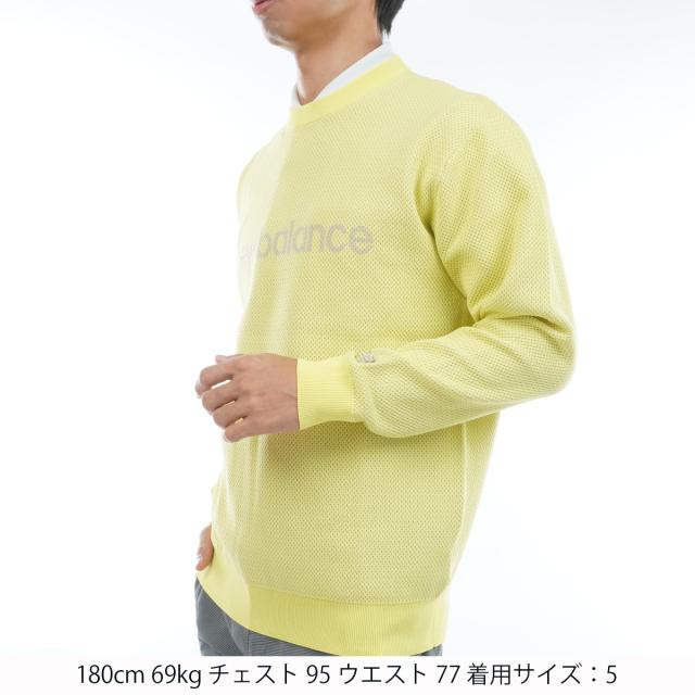 ニューバランス New Balance ロゴメッシュダブルジャカード クルー