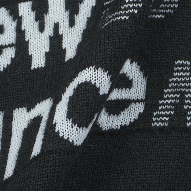 ニューバランス　New Balance　ロゴラインジャカード×天竺編 ハイネックニットプルオーバー_7