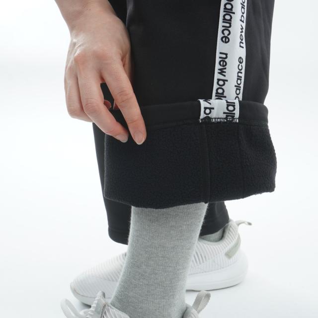 ニューバランス New Balance インレイ裏フリース ストレートロング