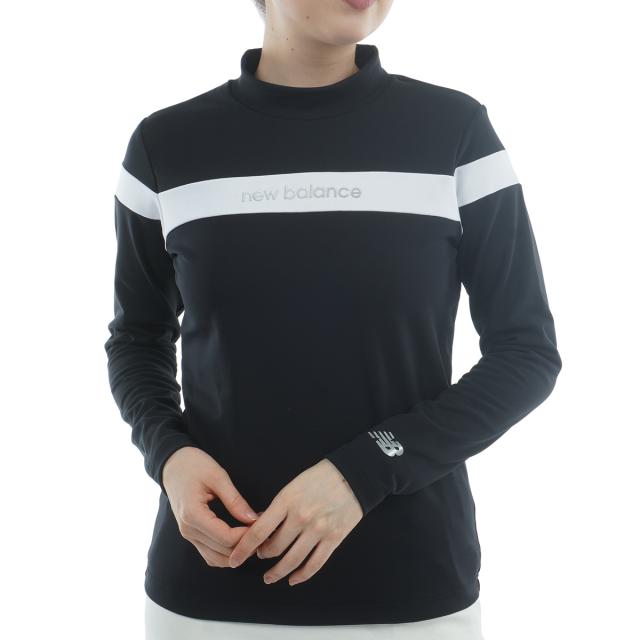 ニューバランス　New Balance　バックピケ 長袖モックネックプルオーバー　レディス