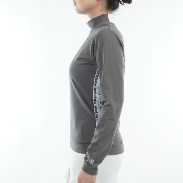 ニューバランス New Balance スムース両面ピーチ 長袖モックネックプル