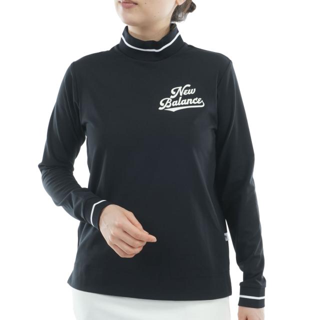 ニューバランス　New Balance　スムース両面ピーチ 長袖モックネックプルオーバー　レディス