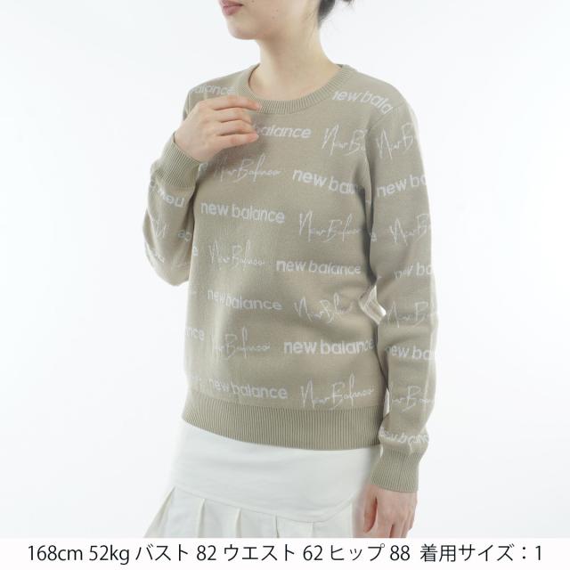ニューバランス New Balance ロゴダブルジャカード クルーネック プル