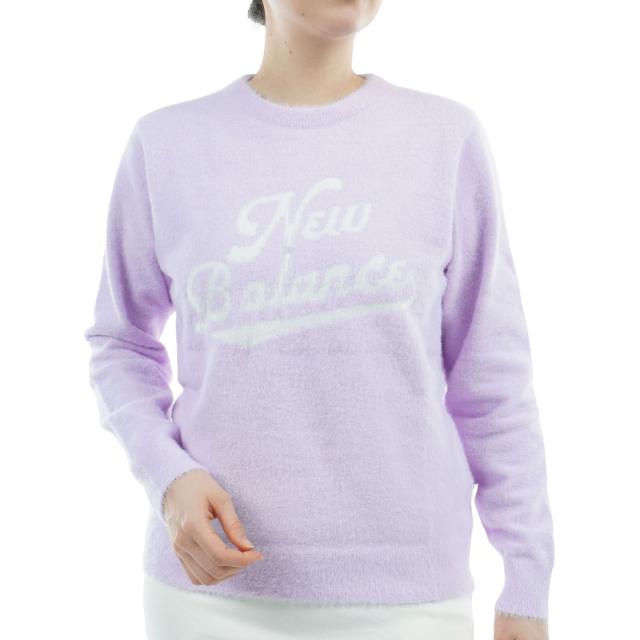 ニューバランス　New Balance　天竺編み ロゴダブルジャカード クルーネック プルオーバーセーター　レディス_13