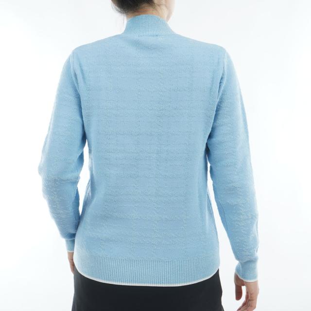 ニューバランス　New Balance　グレンチェックダブルジャカード ストレッチ ハイネック プルオーバーセーター　レディス_9