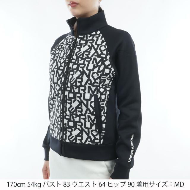 アンダーアーマー　Under Armour　UA ドライブ ハイブリッド プリンテッド ストレッチフルジップジャケット　レディス_1