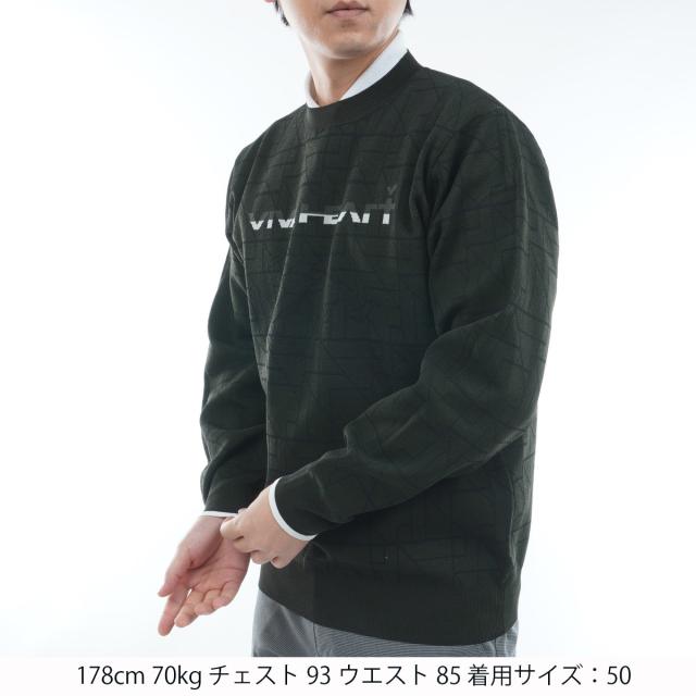 ビバハート　VIVA HEART　ステンドグラス柄 軽量セーター_4