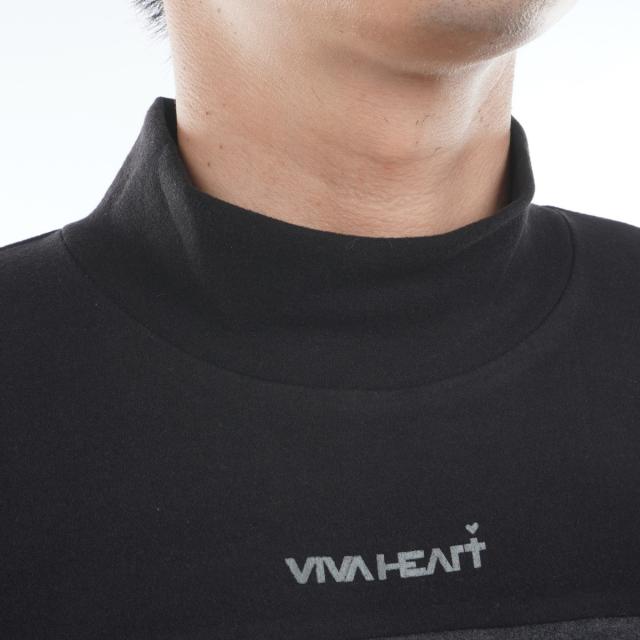 ビバハート　VIVA HEART　起毛ストレッチ 着物スリーブ長袖シャツ_9