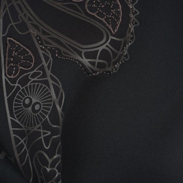 ビバハート VIVA HEART トロンプルイユ ボウタイ風モックネックプル