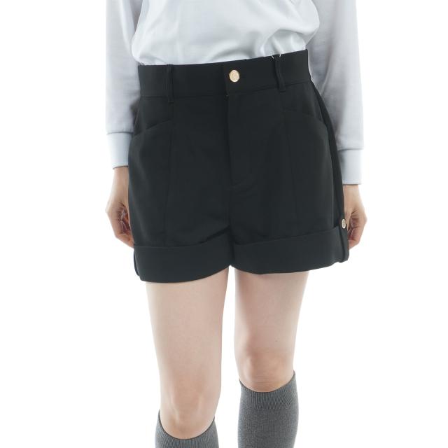 ビバハート VIVA HEART ストレッチ ロールアップショートパンツ レディス