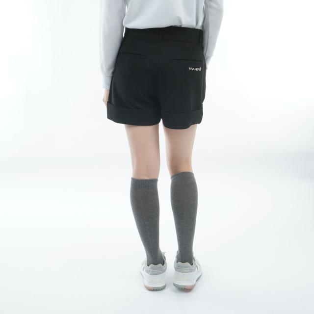 ビバハート VIVA HEART ストレッチ ロールアップショートパンツ レディス