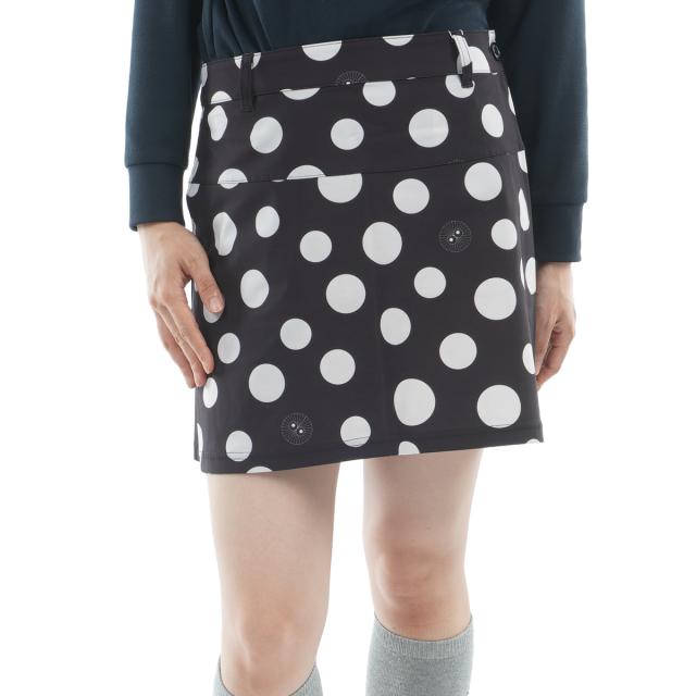 ビバハート　VIVA HEART　ストレッチ ミュゼドット柄 ミニスカート　レディス