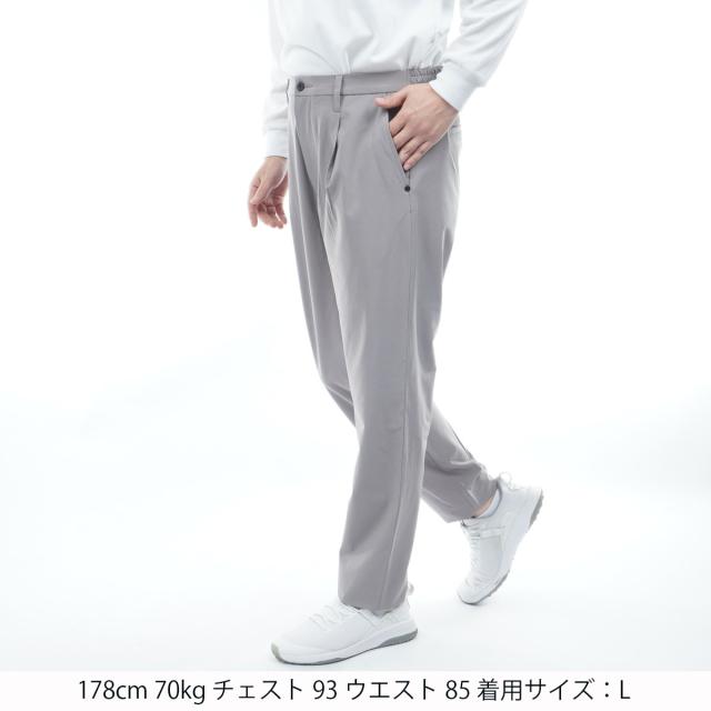 ブリーフィング　BRIEFING　LA ストレッチ クールコア ワイドテーパード ワンタックパンツ ブリーフィング BRIEFING LA ストレッチ クールコア ワイドテーパード