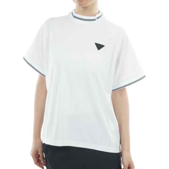 ブリーフィング　BRIEFING　LA RF ミニライン ハイネック半袖シャツ　レディス