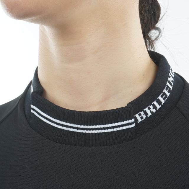 ブリーフィング BRIEFING LA RF ミニライン ハイネック半袖シャツ