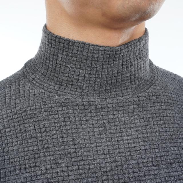 ロサーセン　ROSASEN　ストレッチ 微起毛 ワッフル ハイネックインナー長袖シャツ_9