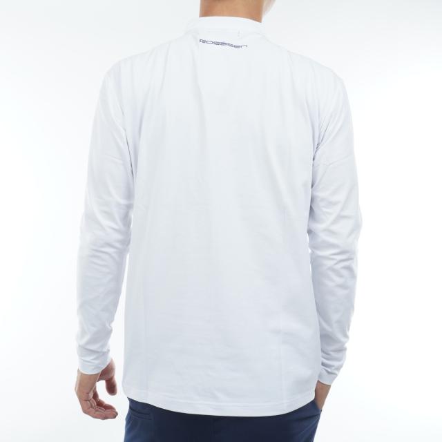 ロサーセン ROSASEN ストレッチ ソロナ 天竺 モックネック長袖シャツ