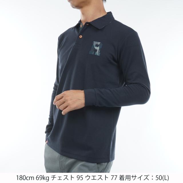 ロサーセン ROSASEN ストレッチ 鹿の子ダンボール ワッペン長袖