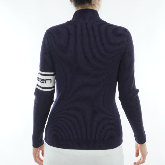 ロサーセン ROSASEN ラインデザイン タートルネックセーター レディス