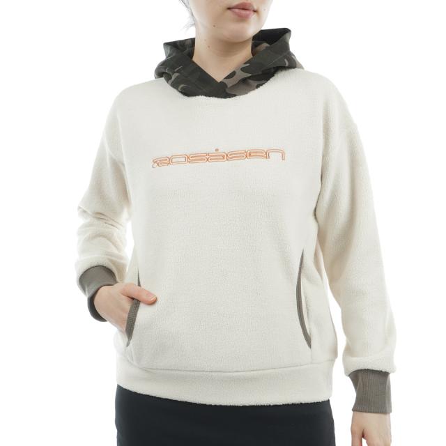 ロサーセン　ROSASEN　起毛ジャージ 迷彩切替フーディー　レディス