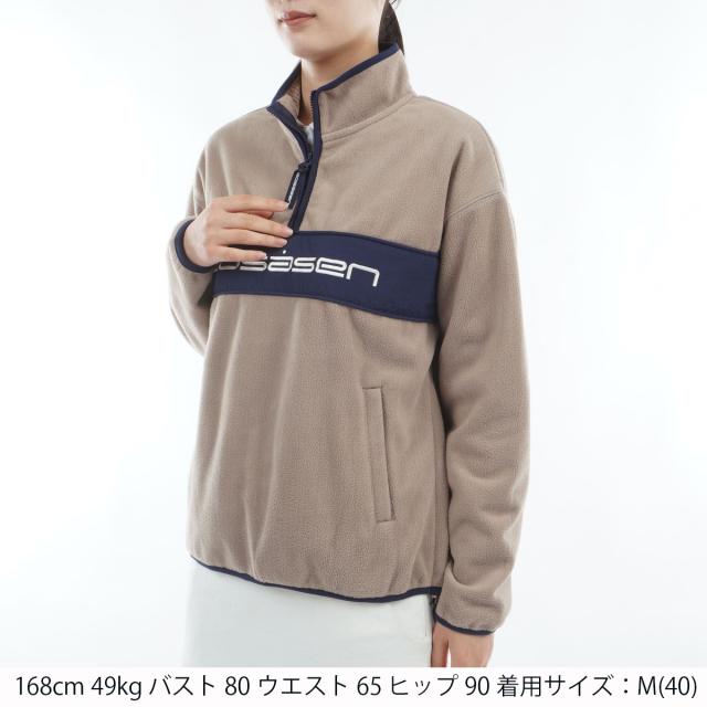 ロサーセン　ROSASEN　ウォームシールドフリース ハーフジップ切替プルオーバー　レディス_15
