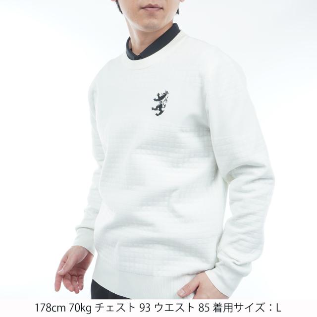 アドミラル　Admiral　リップジャカード クルーネックセーター_1