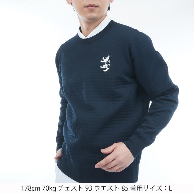 アドミラル　Admiral　リップジャカード クルーネックセーター_16