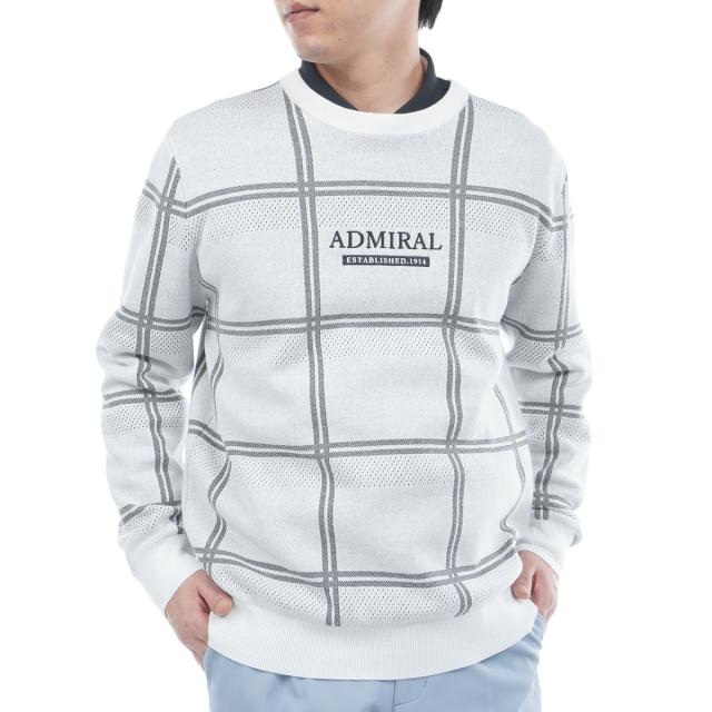 アドミラル　Admiral　ウインドウペン クルーネックセーター