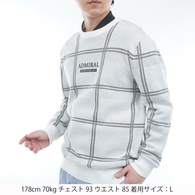 アドミラル　Admiral　ウインドウペン クルーネックセーター_1
