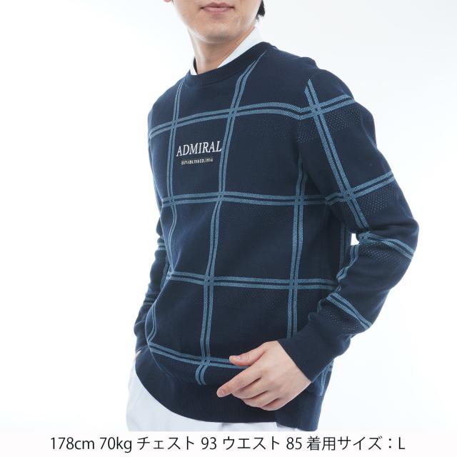 アドミラル　Admiral　ウインドウペン クルーネックセーター_12