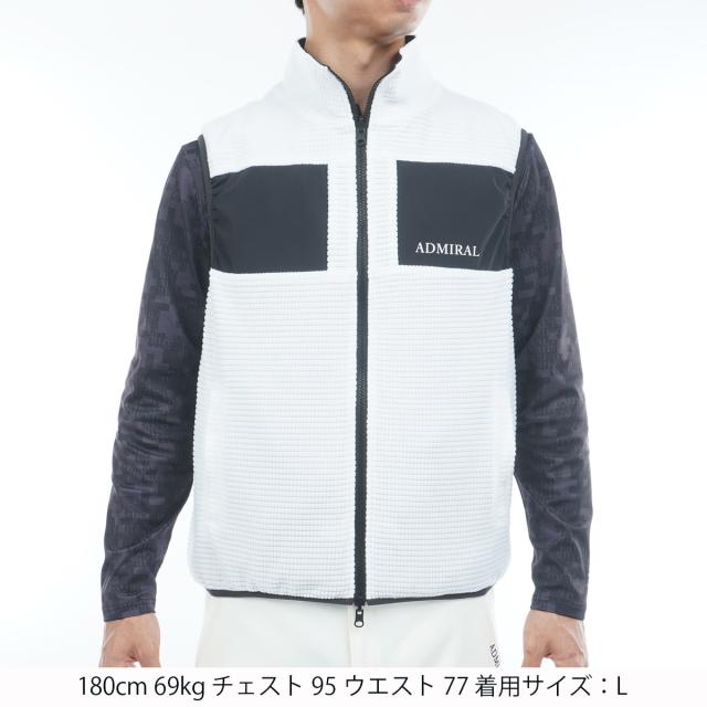 アドミラル　Admiral　ストレッチ リバーシブル ボアベスト_1