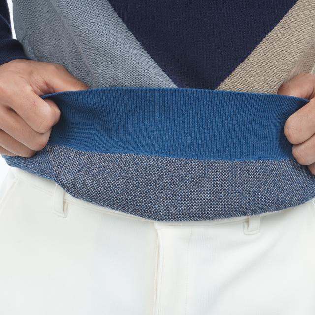 アドミラル Admiral アーガイル ハイネックセーター