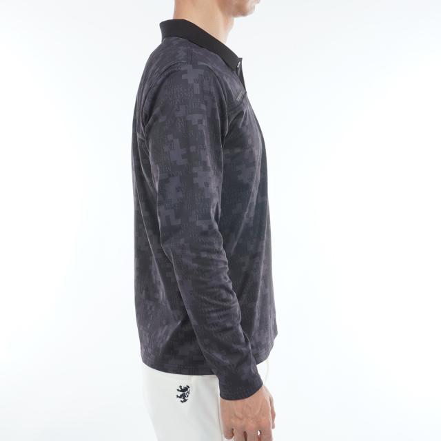 アドミラル Admiral ストレッチ モザイクカモフラージュ 裏起毛 長袖