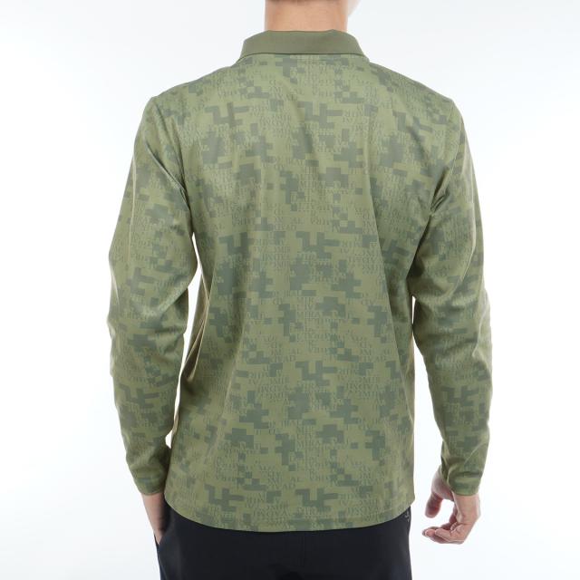 アドミラル Admiral ストレッチ モザイクカモフラージュ 裏起毛 長袖