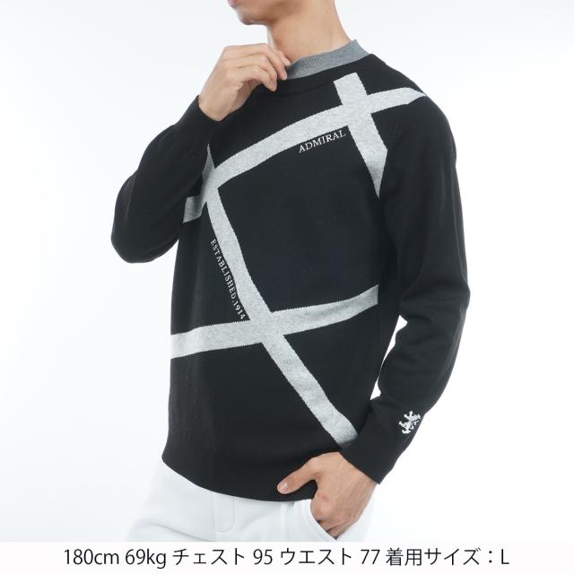アドミラル　Admiral　ホカタッチ レイヤードモックネックセーター_4