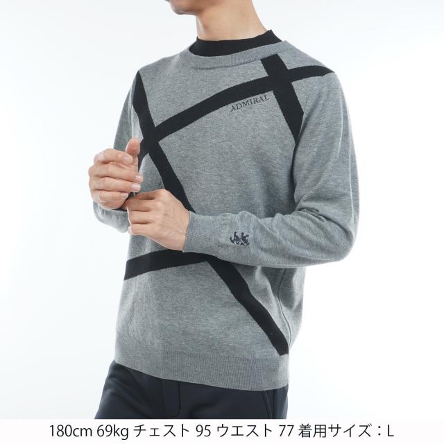アドミラル　Admiral　ホカタッチ レイヤードモックネックセーター_7