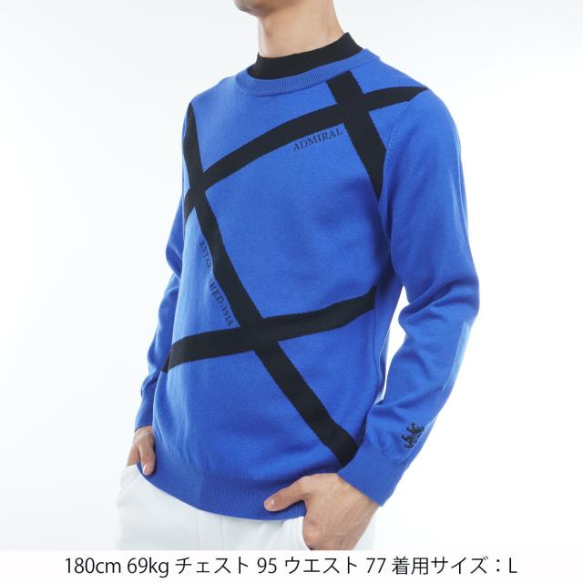 アドミラル　Admiral　ホカタッチ レイヤードモックネックセーター アドミラル Admiral ホカタッチ レイヤードモックネックセーターの通販