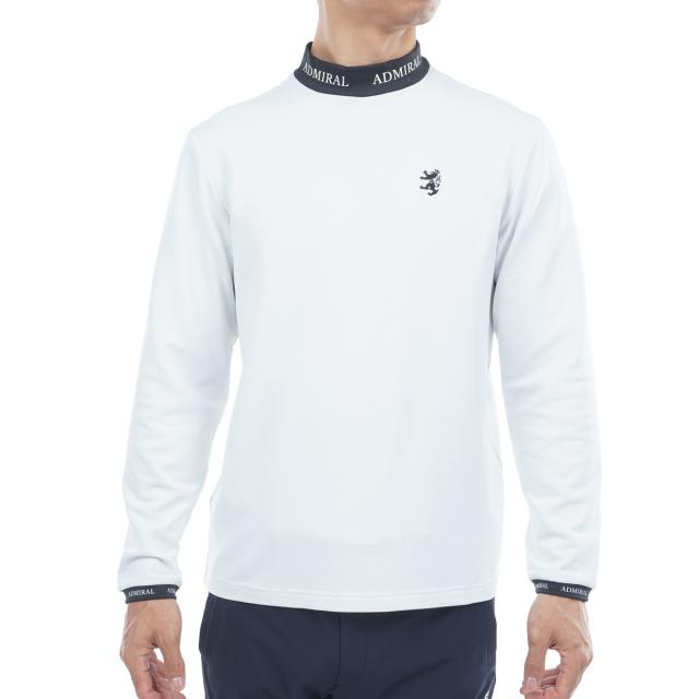 アドミラル　Admiral　速ポカ 裏起毛 ストレッチ モックネック長袖シャツ