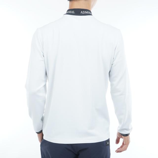 アドミラル Admiral 速ポカ 裏起毛 ストレッチ モックネック長袖シャツ