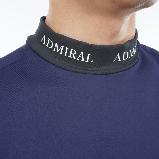 アドミラル Admiral 速ポカ 裏起毛 ストレッチ モックネック長袖シャツ