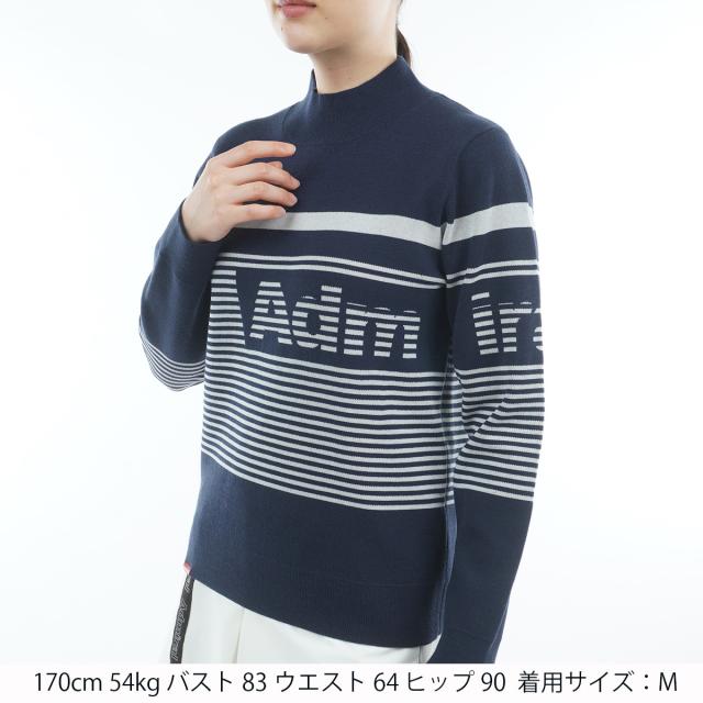 アドミラル　Admiral　パネルボーダー ボトルネックセーター　レディス_4