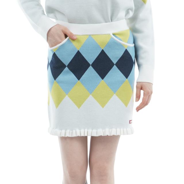 アドミラル　Admiral　アーガイル ニットスカート　レディス