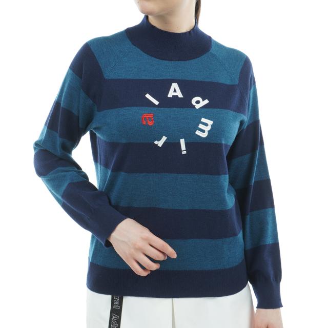 アドミラル　Admiral　ホカタッチ ボトルネックボーダーセーター　レディス_3